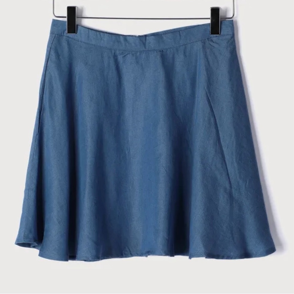 NWT Lulu’s Accompany Me Blue Chambray Two-Piece Dress - Picture 9 of 16